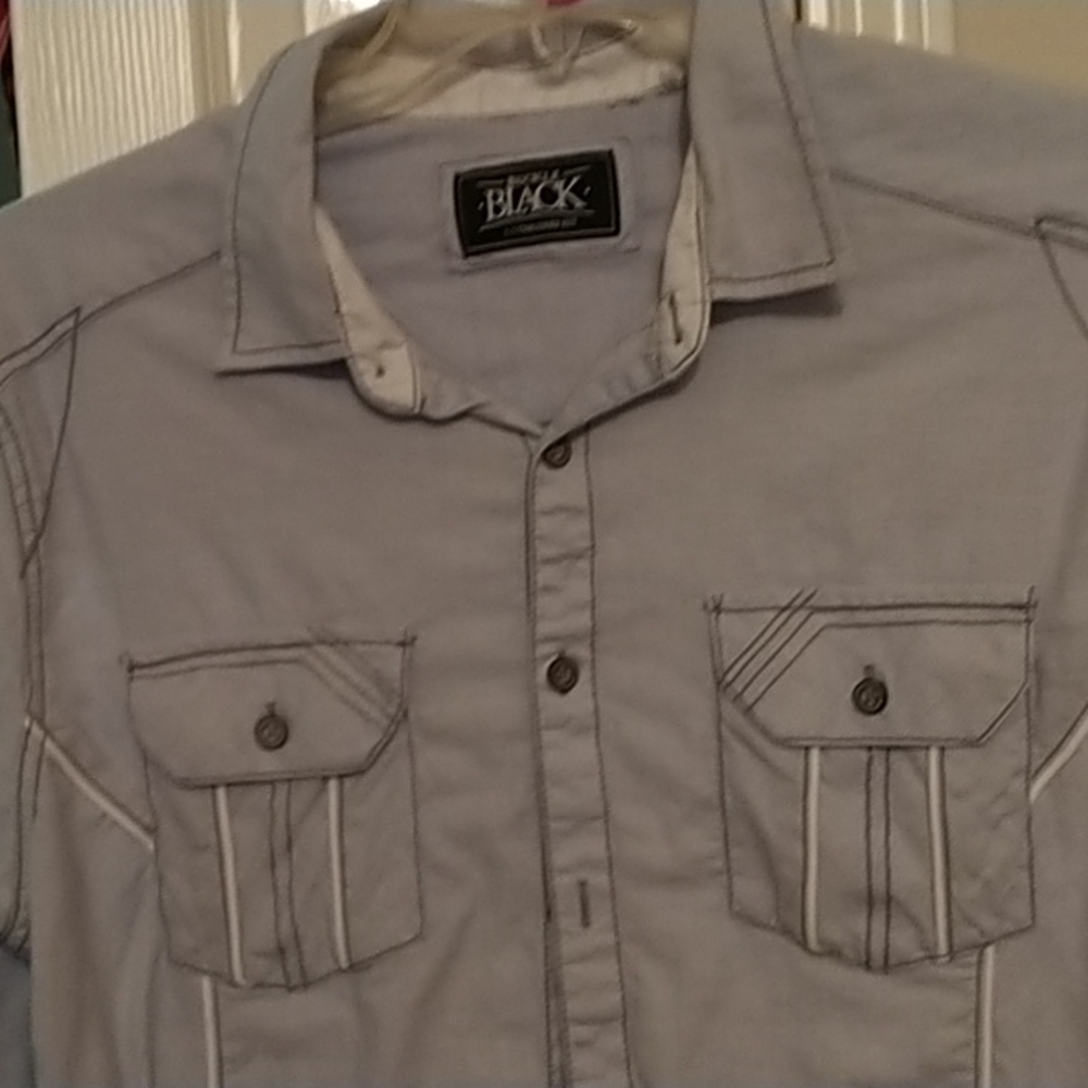 Buckle black L l tailored fit shirt.